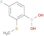 4-Fluoro-2-(methylthio)phenylboronic acid