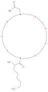 1,4,7,10,16,19,22-Heptaoxa-13,25-diazacycloheptacosane-13-aceticacid, 25-(2-methyl-1-oxooctyl)-