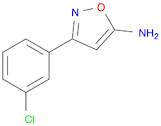 3-(3-Chlorophenyl)isoxazol-5-amine