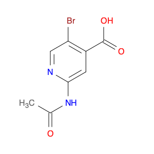 2-Acetamido-5-bromoisonicotinic acid