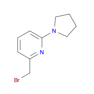 2-(Bromomethyl)-6-(pyrrolidin-1-yl)pyridine