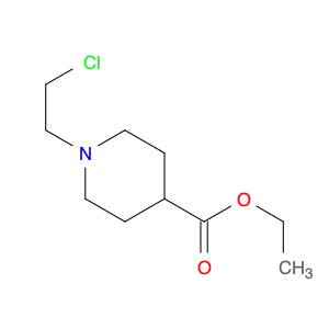 4-Piperidinecarboxylic acid, 1-(2-chloroethyl)-, ethyl ester