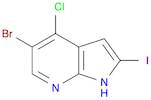 5-Bromo-4-chloro-2-iodo-1H-pyrrolo[2,3-b]pyridine