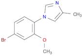 1-(4-Bromo-2-methoxyphenyl)-4-methyl-1H-imidazole