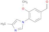 3-Methoxy-4-(4-methyl-1H-imidazol-1-yl)benzaldehyde