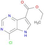 Ethyl 4-chloro-5H-pyrrolo[3,2-d]pyrimidine-7-carboxylate