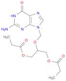 6H-Purin-6-one, 2-amino-1,9-dihydro-9-((2-(1-oxopropoxy)-1-((1-oxopropoxy)methyl)ethoxy)methyl)-