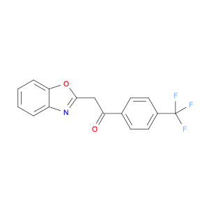 2-(Benzo[d]oxazol-2-yl)-1-(4-(trifluoromethyl)phenyl)ethanone