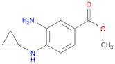 Methyl 3-amino-4-(cyclopropylamino)benzoate