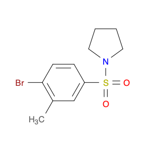 1-(4-Bromo-3-methylphenylsulfonyl)pyrrolidine