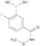 (2-Fluoro-5-(methoxycarbamoyl)phenyl)boronic acid