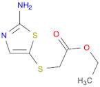 Ethyl 2-((2-aminothiazol-5-yl)thio)acetate