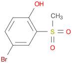 Phenol, 4-bromo-2-(methylsulfonyl)-