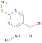 4-(Methylamino)-2-(methylthio)-5-pyrimidinecarboxylic acid