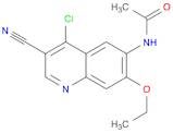 n-(4-Chloro-3-cyano-7-ethoxy-6-quinolinyl) acetamide