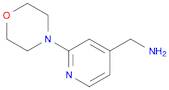 4-Pyridinemethanamine,2-(4-morpholinyl)-