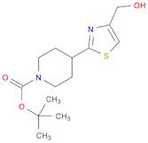 TERT-BUTYL 4-[4-(HYDROXYMETHYL)-1,3-THIAZOL-2-YL]PIPERIDINE-1-CARBOXYLATE