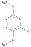 4-CHLORO-5-METHOXY-2-(METHYLSULFANYL)PYRIMIDINE