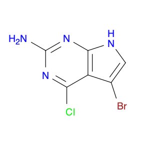 5-Bromo-4-chloro-7H-pyrrolo[2,3-d]pyrimidin-2-amine