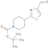 TERT-BUTYL 4-(4-FORMYL-1,3-THIAZOL-2-YL)TETRAHYDRO-1(2H)-PYRIDINECARBOXYLATE