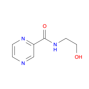 Pyrazinecarboxamide, N-(2-hydroxyethyl)-