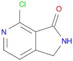 3H-Pyrrolo[3,4-c]pyridin-3-one, 4-chloro-1,2-dihydro-