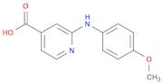 2-((4-Methoxyphenyl)amino)isonicotinic acid