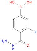 (3-Fluoro-4-(hydrazinecarbonyl)phenyl)boronic acid