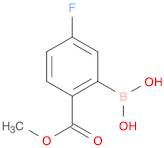 2-Methoxycarbonyl-5-fluorophenylboronic acid