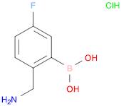 (2-(Aminomethyl)-5-fluorophenyl)boronic acid hydrochloride