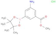 Methyl 3-amino-5-(4,4,5,5-tetramethyl-1,3,2-dioxaborolan-2-yl)benzoate hydrochloride