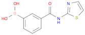 3-(2-THIAZOLYL)AMINOCARBONYLPHENYLBORONIC ACID