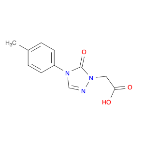 2-(5-Oxo-4-(p-tolyl)-4,5-dihydro-1H-1,2,4-triazol-1-yl)acetic acid