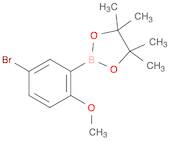 2-(5-Bromo-2-methoxyphenyl)-4,4,5,5-tetramethyl-1,3,2-dioxaborolane