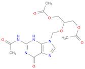 Acetamide,N-[9-[[2-(acetyloxy)-1-[(acetyloxy)methyl]ethoxy]methyl]-6,9-dihydro-6-oxo-1H-purin-2-yl…