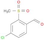 4-Chloro-2-(methylsulfonyl)benzaldehyde