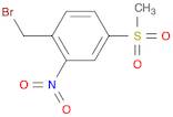 1-(Bromomethyl)-4-(methylsulfonyl)-2-nitrobenzene