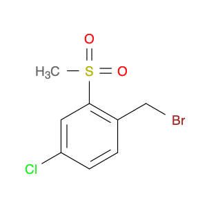 1-(Bromomethyl)-4-chloro-2-(methylsulfonyl)benzene