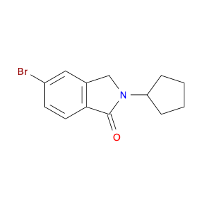 1H-Isoindol-1-one, 5-bromo-2-cyclopentyl-2,3-dihydro-