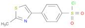 4-(2-METHYL-1,3-THIAZOL-4-YL)BENZENESULFONYL CHLORIDE