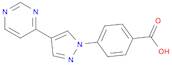 4-(4-PYRIMIDIN-4-YL-1H-PYRAZOL-1-YL)BENZOICACID