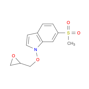 6-(Methylsulfonyl)-1-(oxiran-2-ylmethoxy)-1H-indole