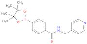 Benzamide,N-(4-pyridinylmethyl)-4-(4,4,5,5-tetramethyl-1,3,2-dioxaborolan-2-yl)-