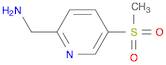 (5-(Methylsulfonyl)pyridin-2-yl)methanamine