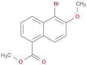 1-Naphthalenecarboxylic acid, 5-bromo-6-methoxy-, methyl ester