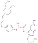 5-Amino-2-butylbenzofuran-3-yl (4-(3-(dibutylamino)propoxy)phenyl) oxalate