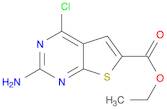 Ethyl 2-amino-4-chlorothieno[2,3-d]pyrimidine-6-carboxylate