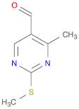 5-Pyrimidinecarboxaldehyde, 4-methyl-2-(methylthio)-