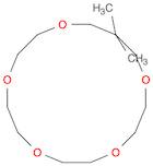 1,4,7,10,13-Pentaoxacyclohexadecane, 15,15-dimethyl-