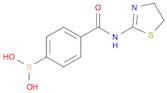 N-(THIAZOLINE-2-YL) 4-BORONOBENZAMIDE